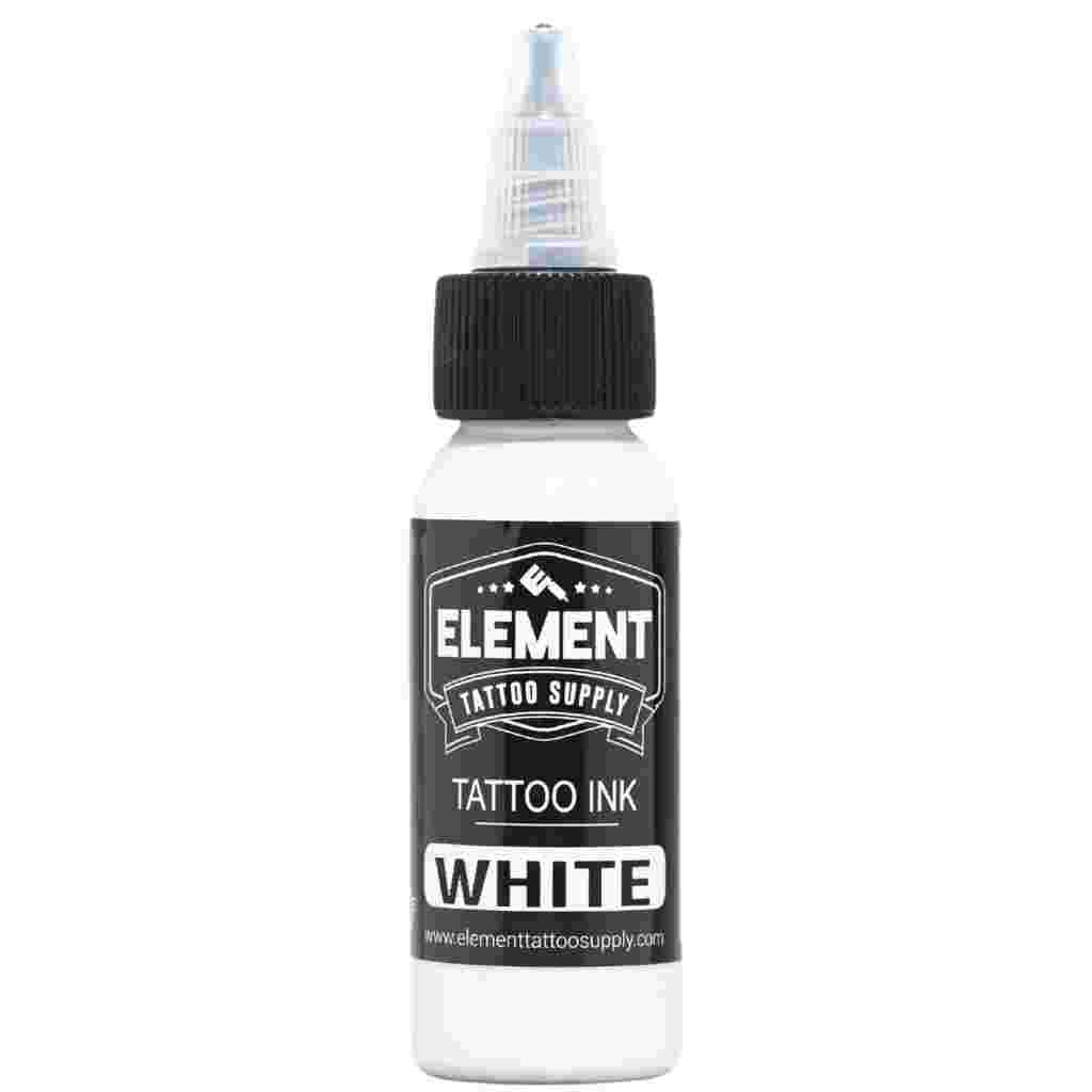Front view of Element white Tattoo Ink
