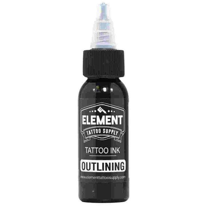 Front view of Element nighthawk black outlining Ink