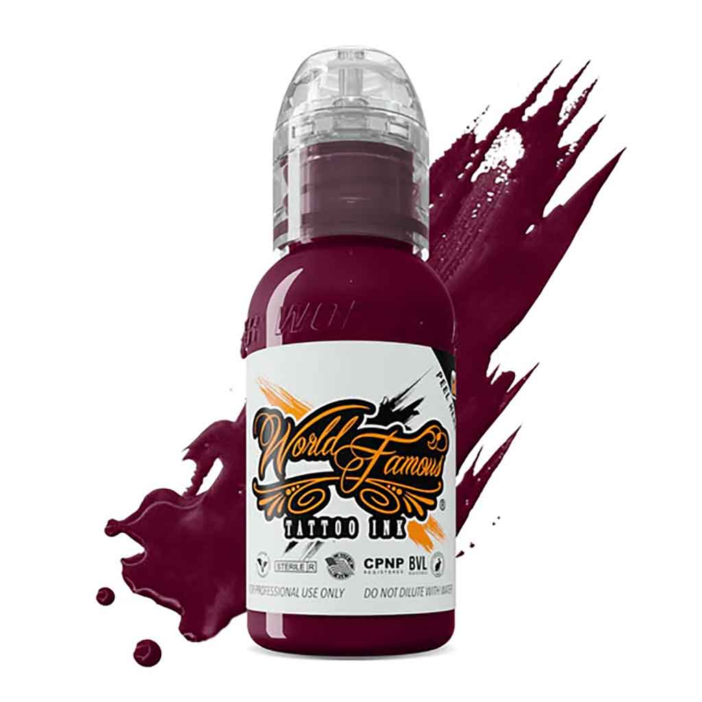 Liberachi Red, World Famous Tattoo Ink 1 oz