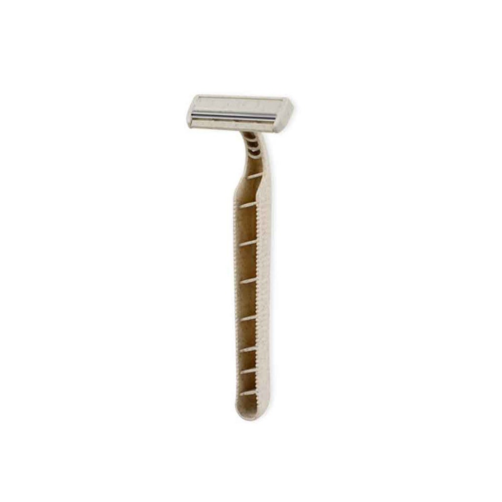 Bio-degradable Twin Blade Wheat Straw Razors - Box of 50
