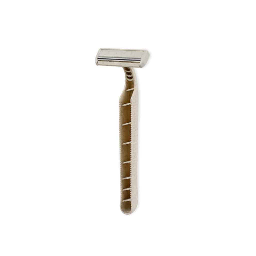Bio-degradable Twin Blade Wheat Straw Razors - Box of 50