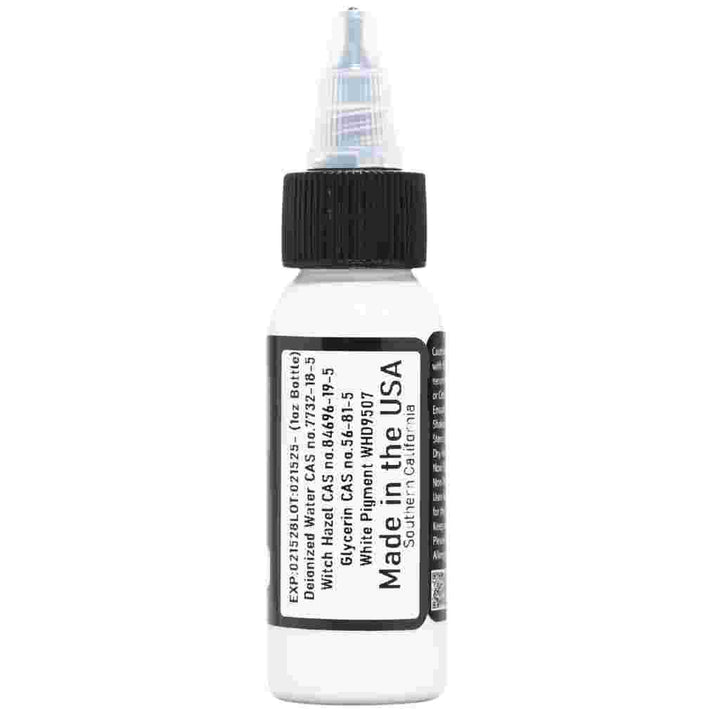 Ingredients label of white Element Ink