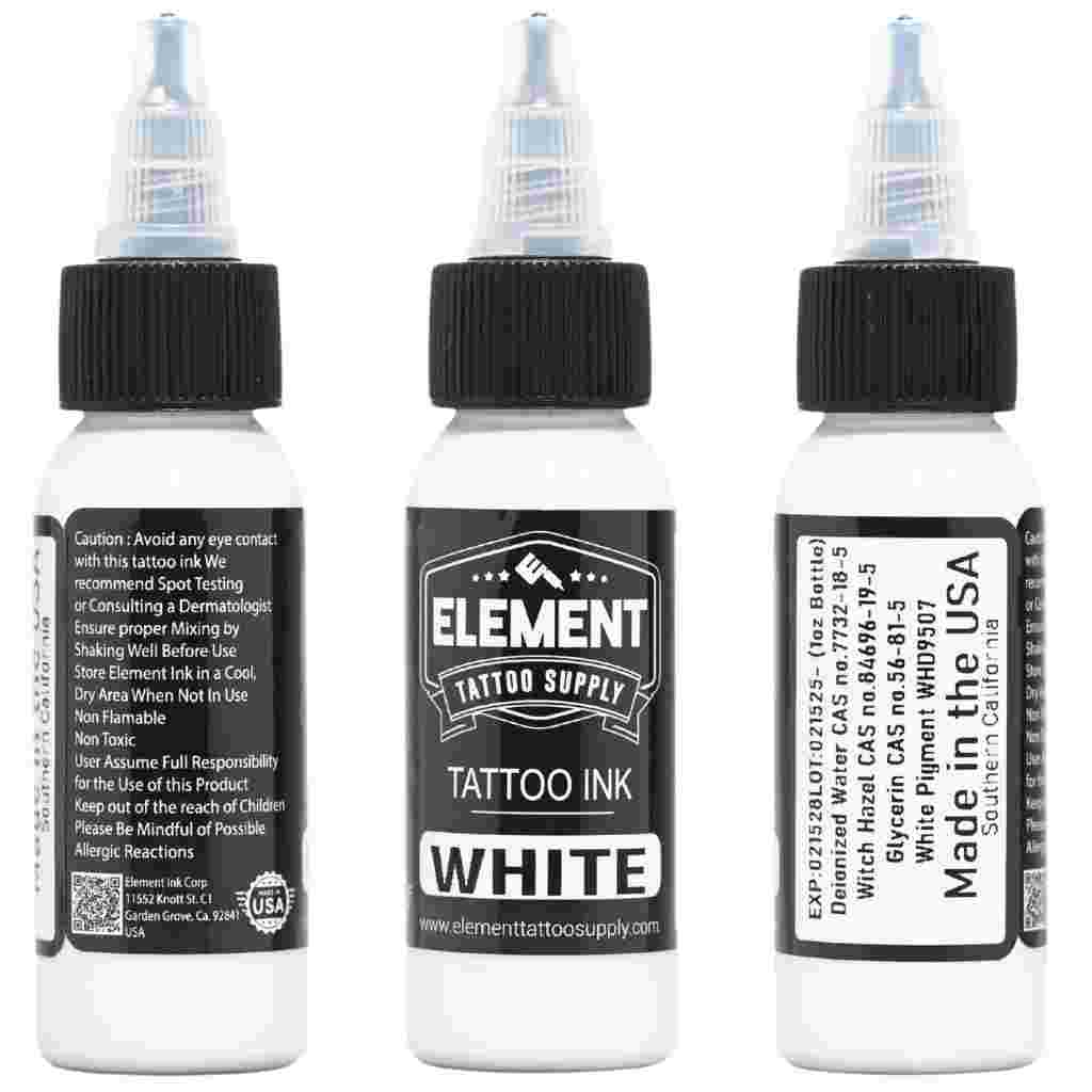 360° angle view of white Element Ink
