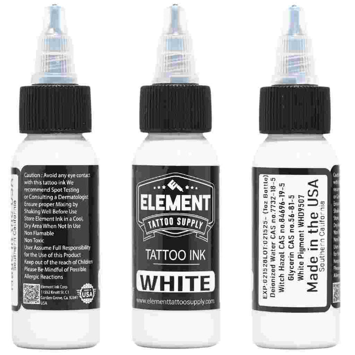 360° angle view of white Element Ink