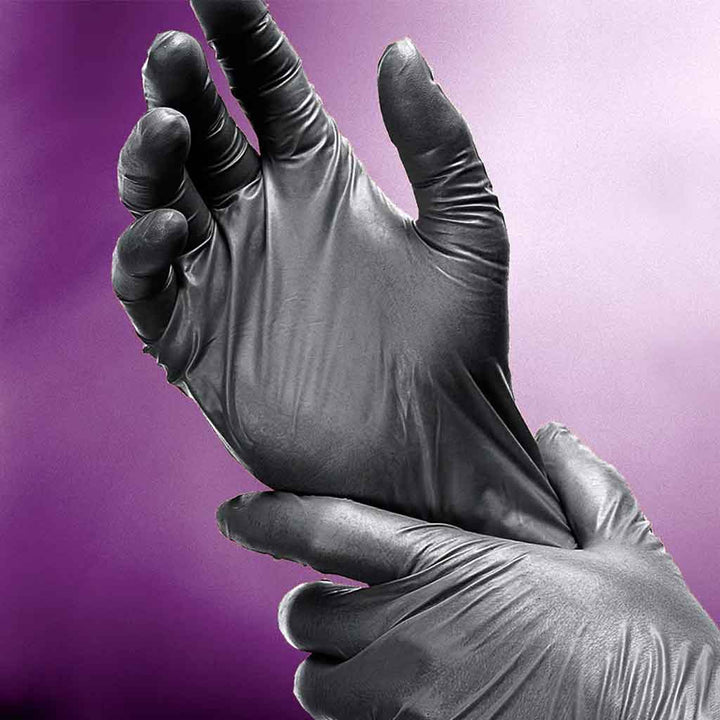 Shadow Black 6mil Nitrile Exam Gloves