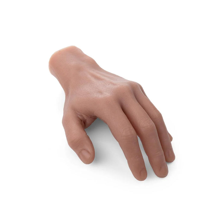 Tattooable Synthetic Hand with Wrist, 10" x 5" Fitzpatrick Tone 2 - A Pound of Flesh