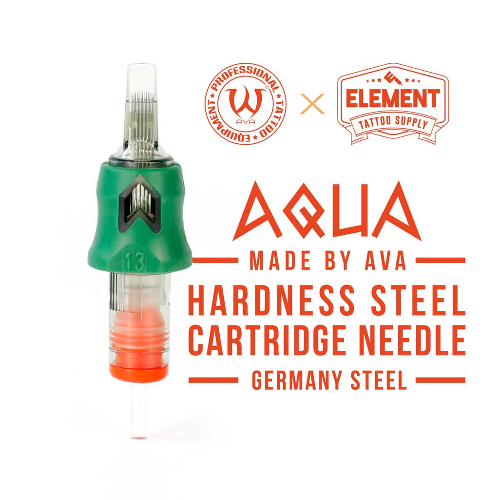 Aqua Cartridge Curved Magnums - Element Tattoo Supply