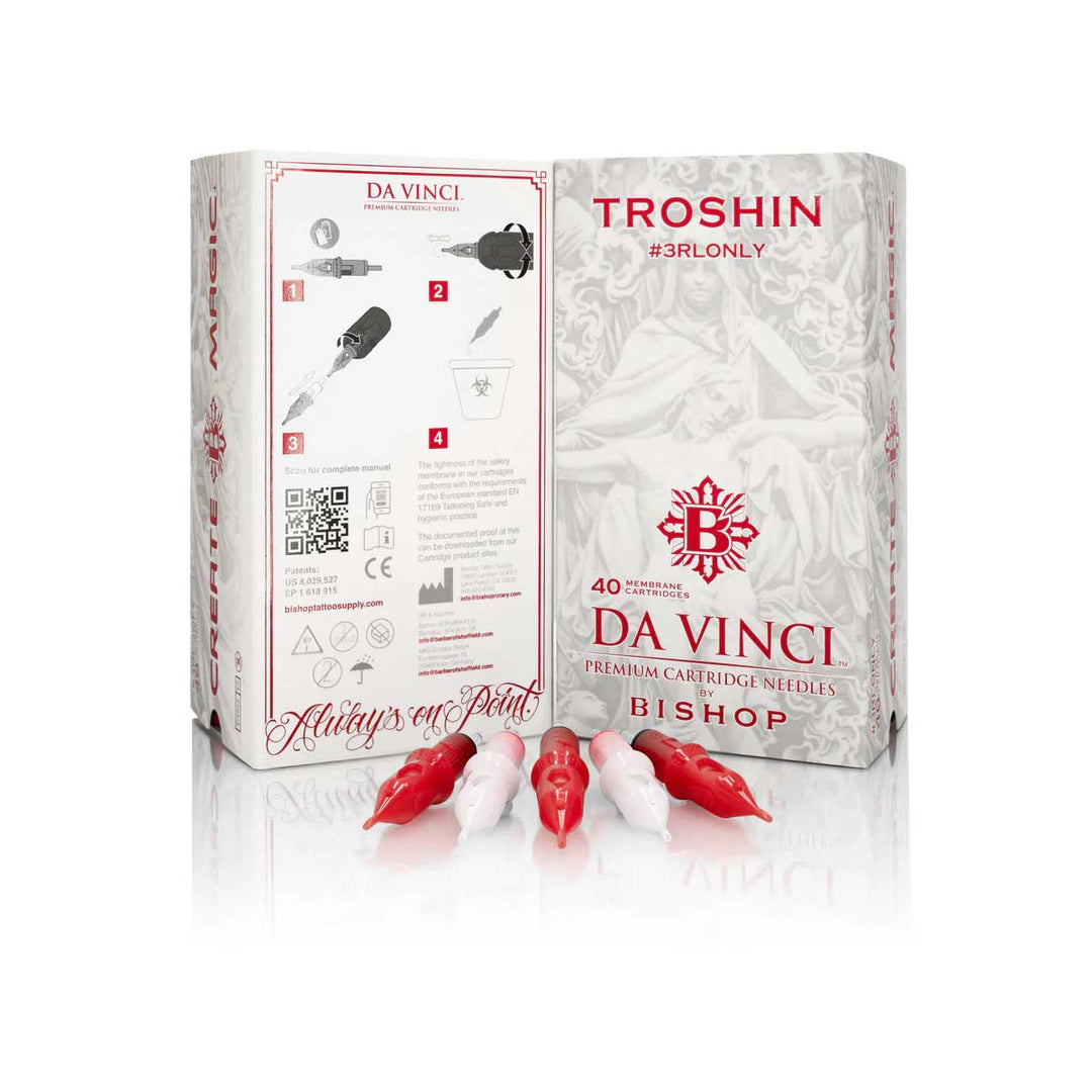Da Vinci 2 - Troshin 3 Round Liners - Element Tattoo Supply