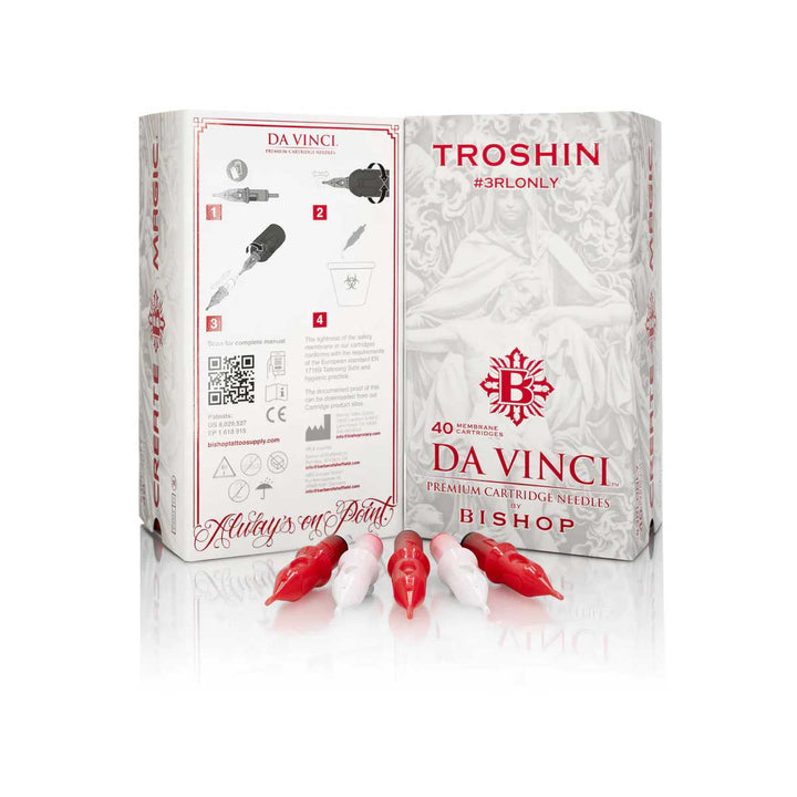 Da Vinci 2 - Troshin 3 Round Liners - Element Tattoo Supply