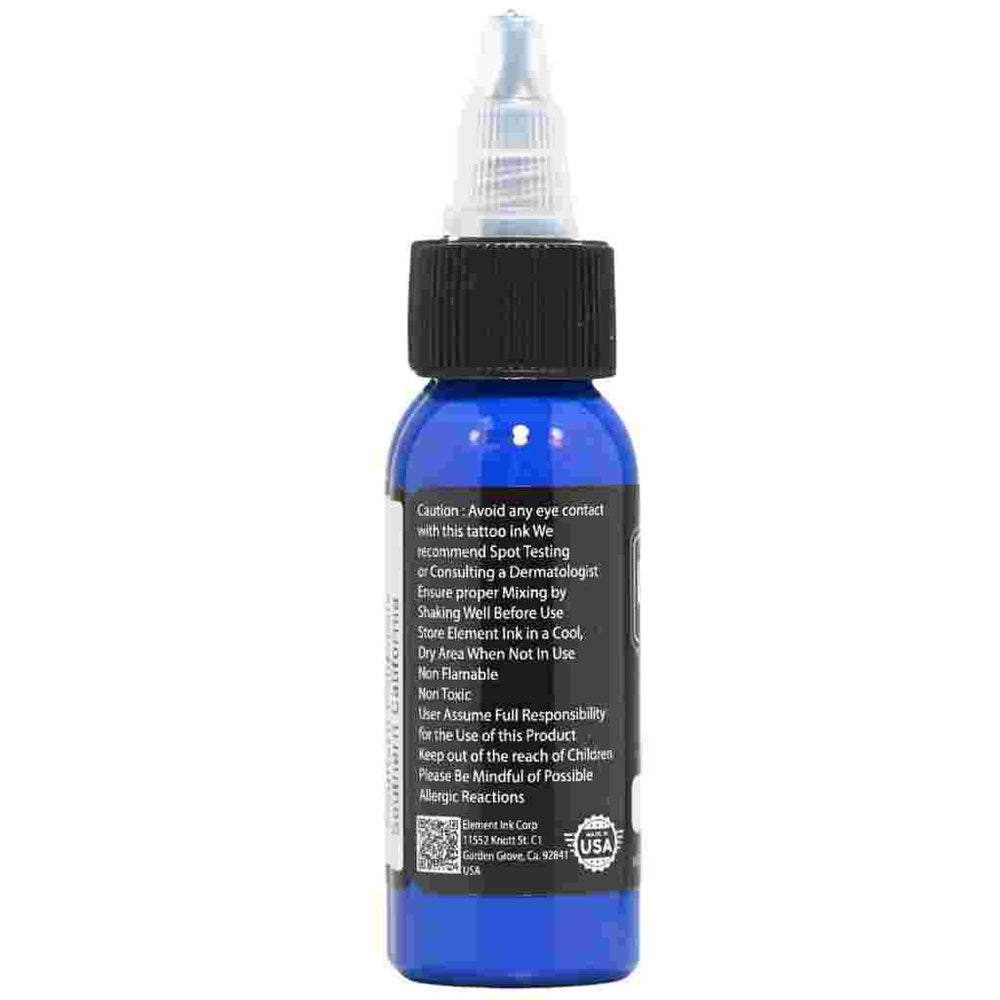 Blue Tattoo Ink by Element Tattoo Supply made in the USA