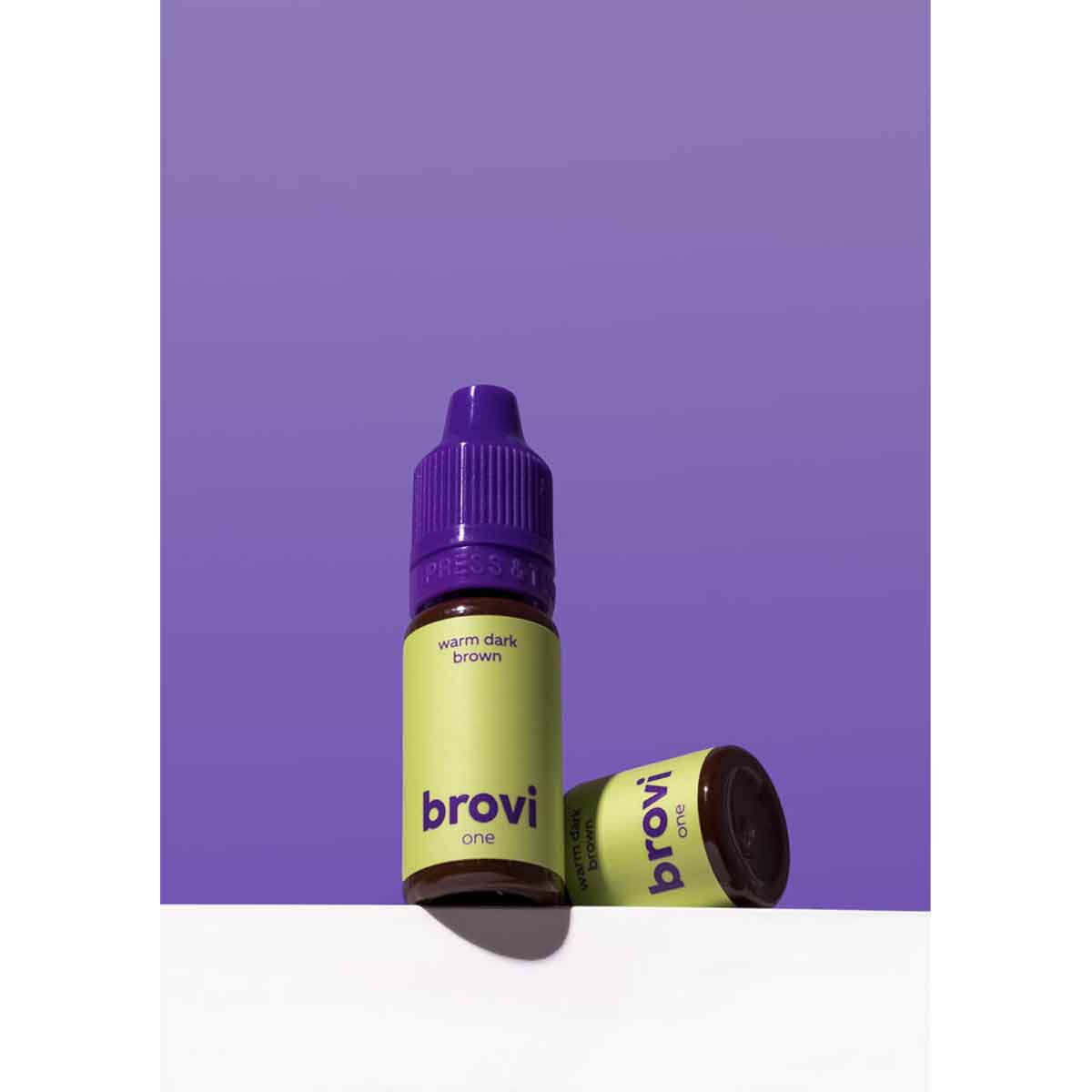 Brovi One Eyebrow Pigment - Warm Dark Brown