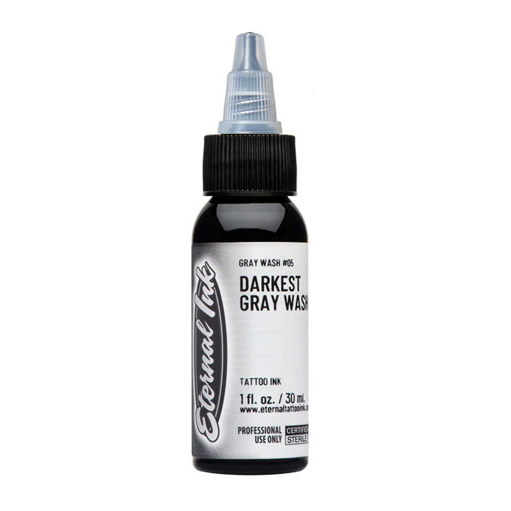 Darkest Gray Wash, Eternal Ink, 4 oz
