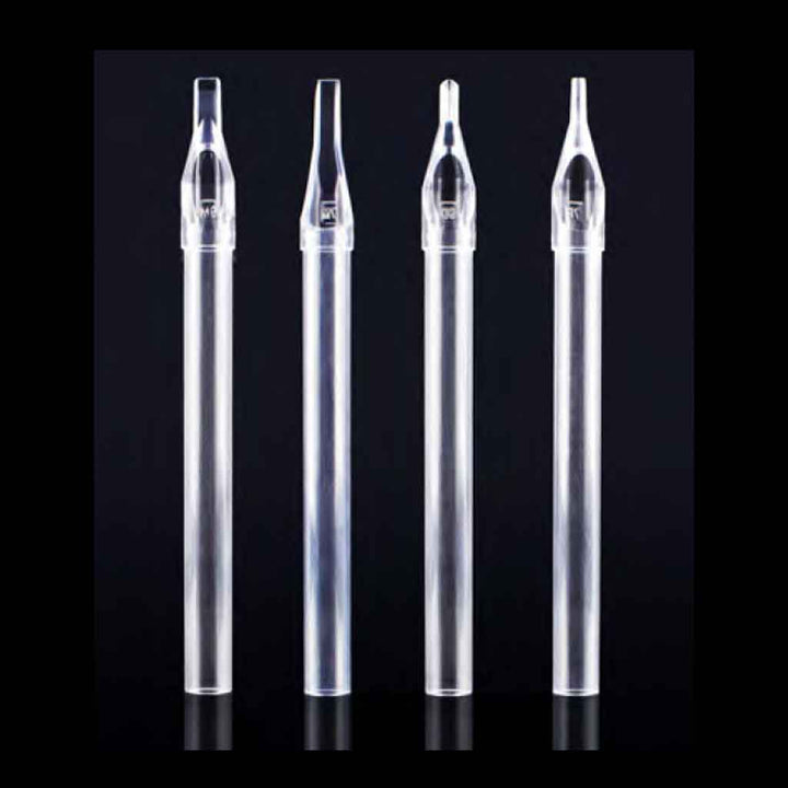 Disposable Long Tips Clear, 50pcs/Box