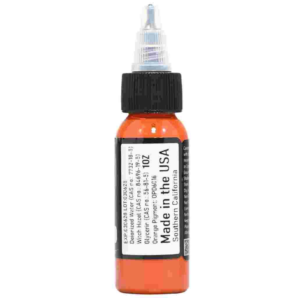 Element Tattoo Ink - orange color for professional tattoos