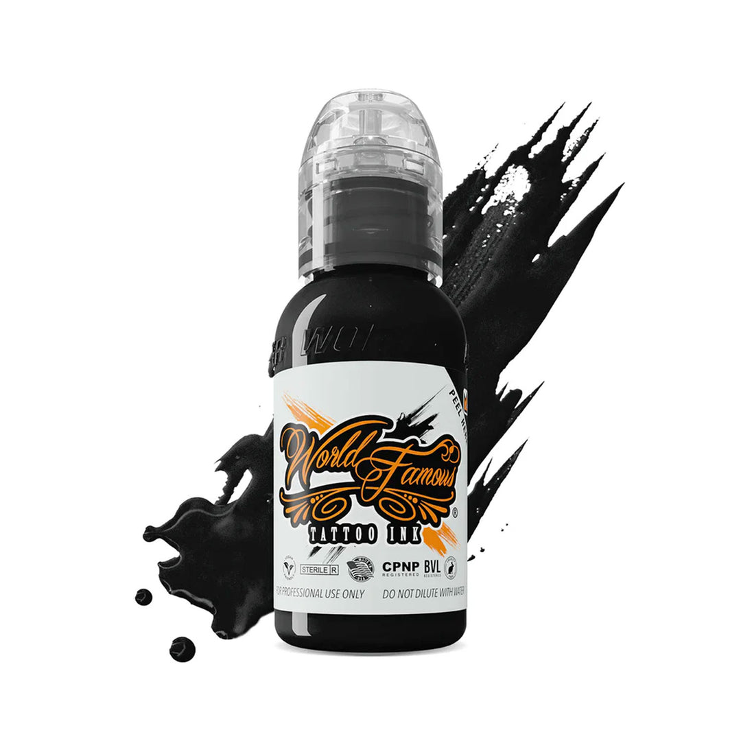 Charcoal Greywash, World Famous Tattoo Ink 1 oz