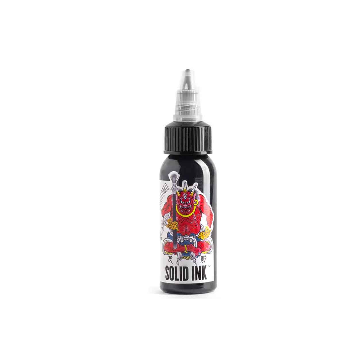 Horitomo - Fudo Blue Black Solid Ink 1oz - Element Tattoo Supply