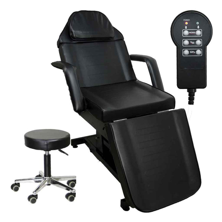 Fully Electric Tattoo Bed with Power Strip - Inkbed