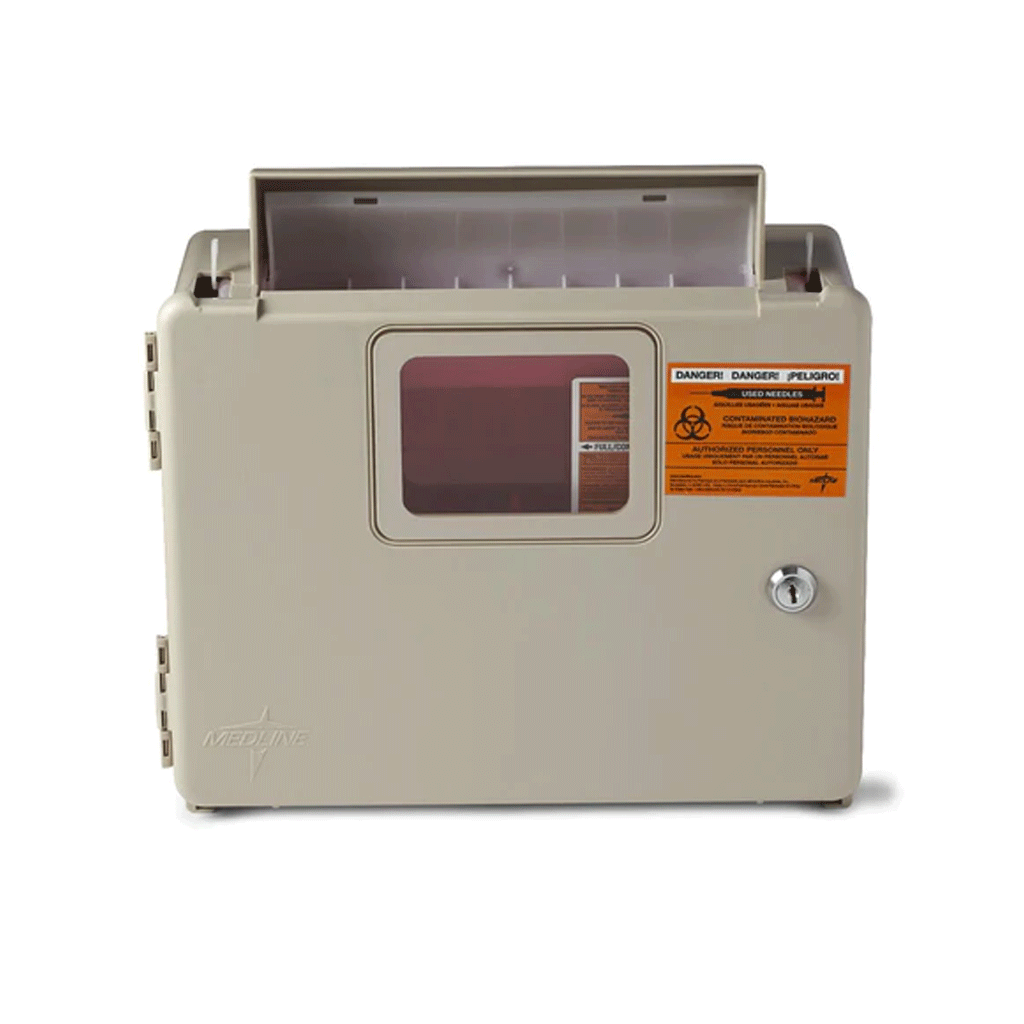 Locking Wall Cabinet (For Sharps Container) - 5QT