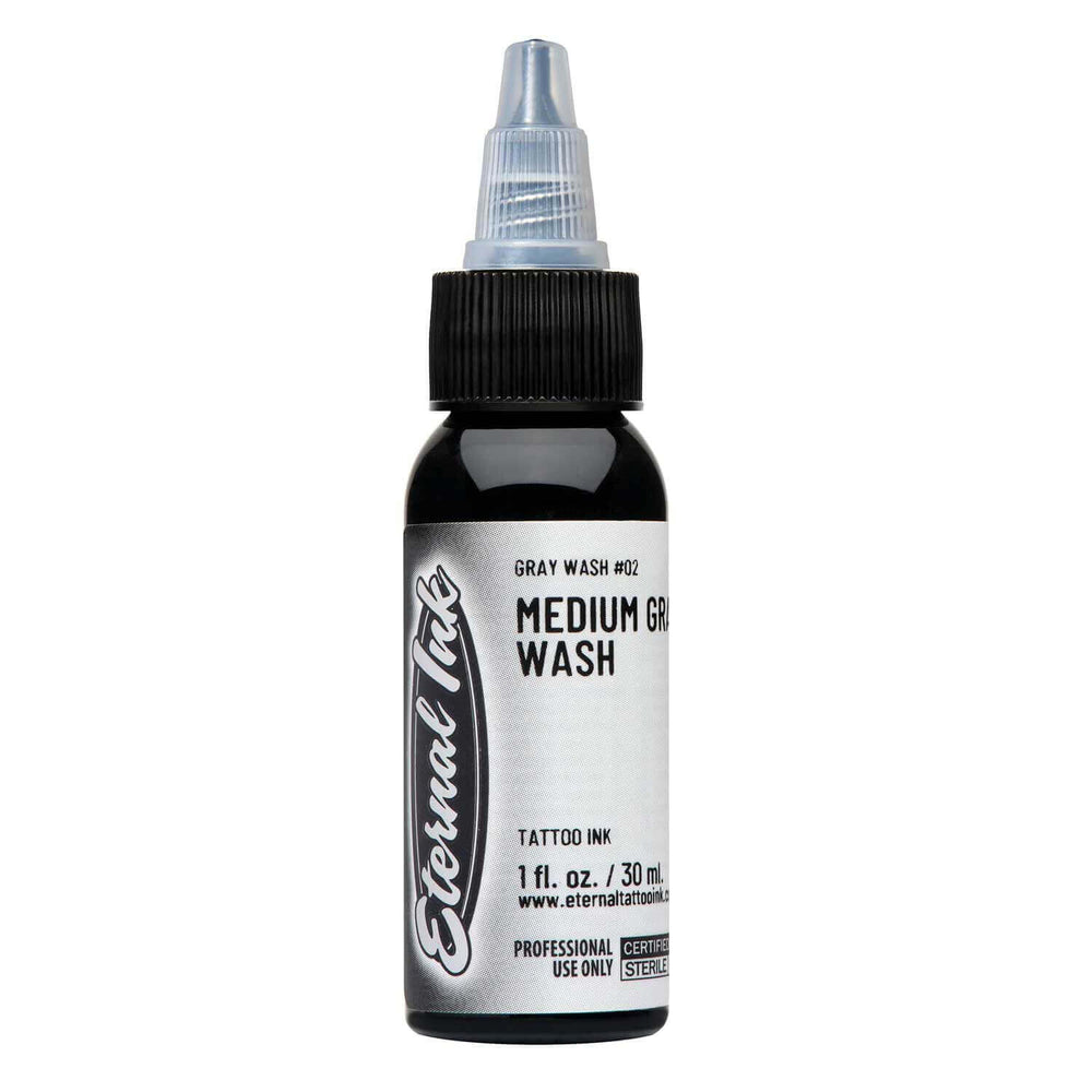 Medium Gray Wash, Eternal Ink, 4 oz