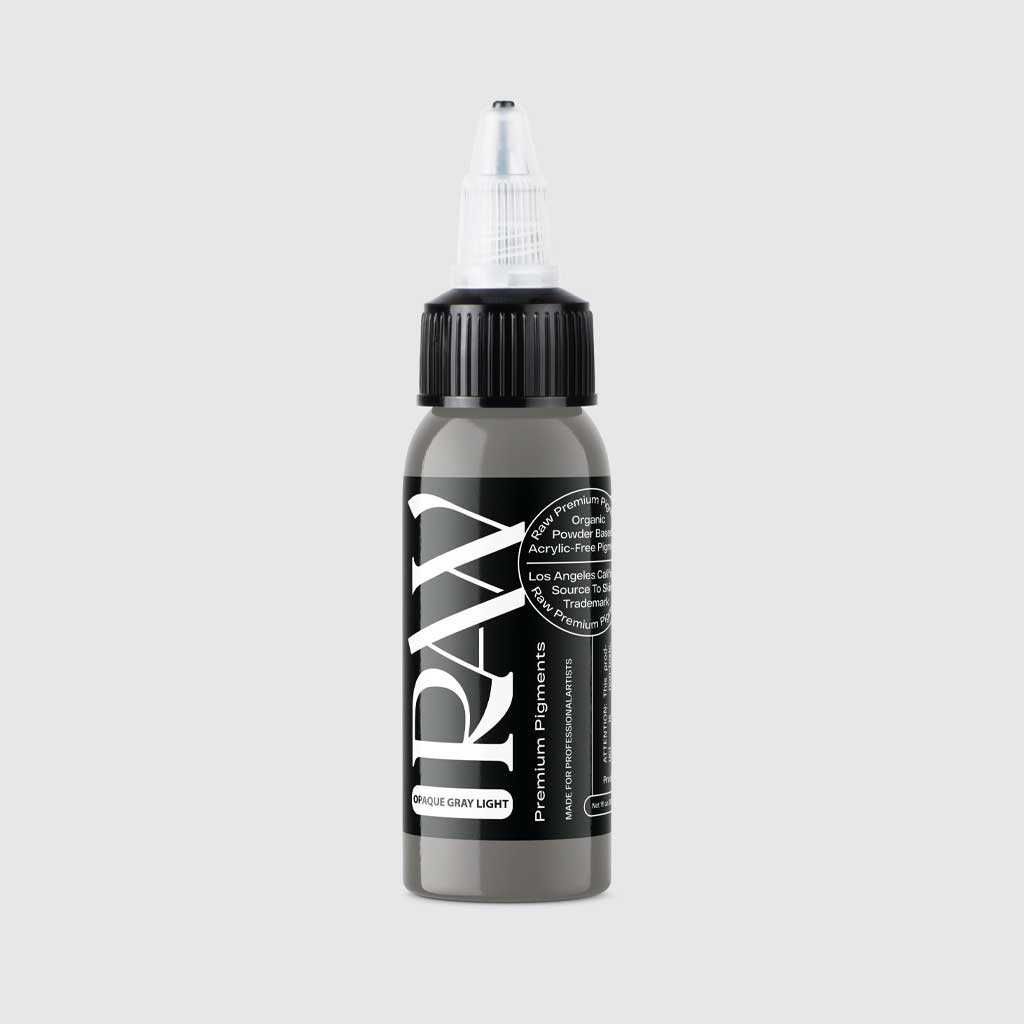 Opaque Gray (Light) RAW Pigment - Element Tattoo Supply