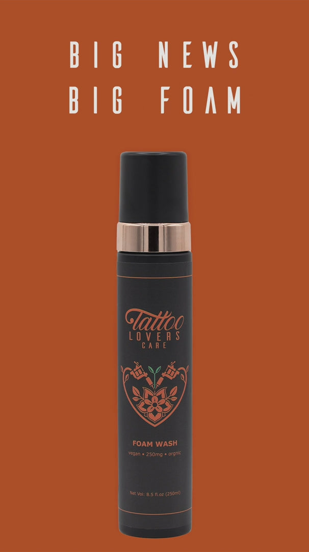 Tattoo Wash Foam 8.5oz | Tattoo Lover's Care