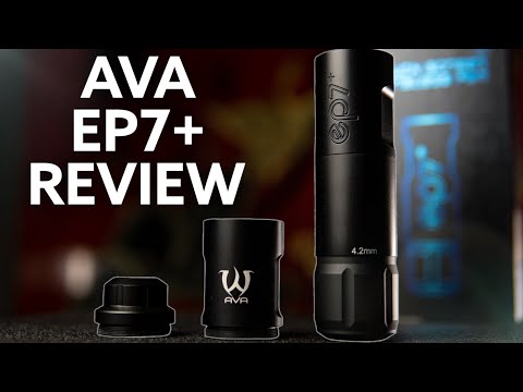 AVA EP7+ Wireless Tattoo Pen Luxury Kit – Black 4.2mm