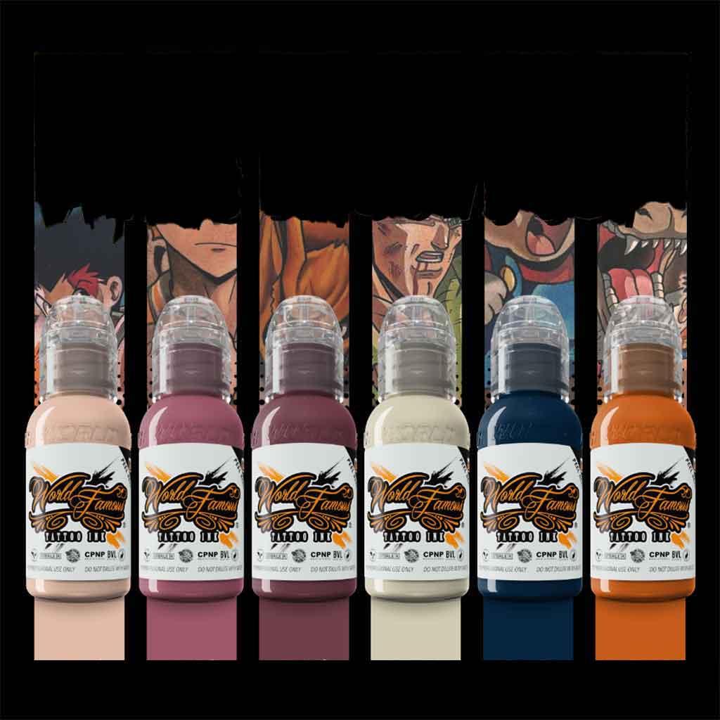 Perj+Michela Anime & Toons Set, World Famous Ink 1 oz