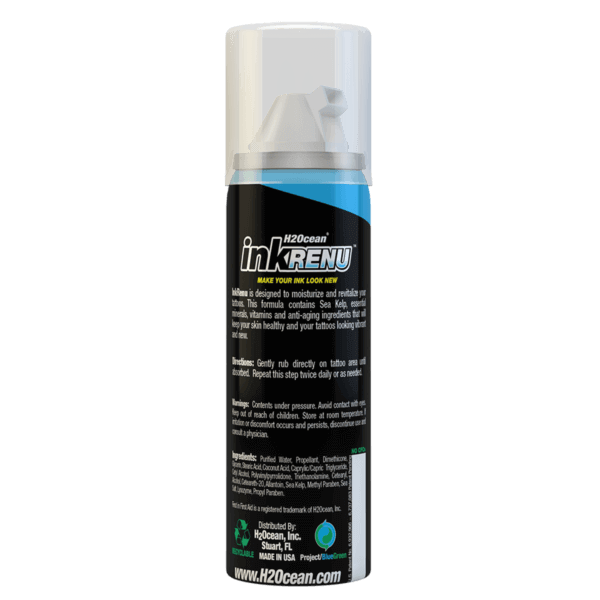 InkRenu Tattoo Restore & Moisturizing Foam, 2oz - H2Ocean