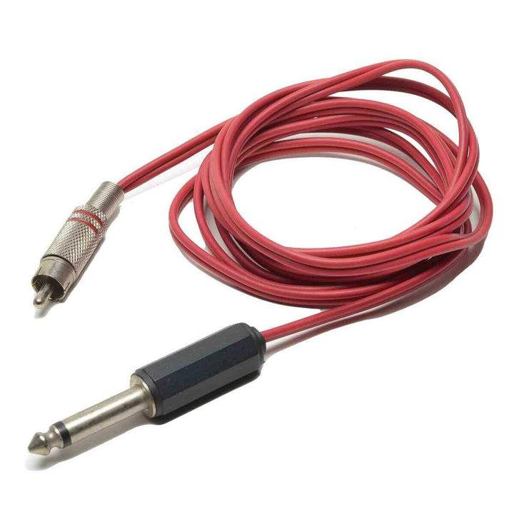 Tattoo Clip Cord to RCA Convertor with RCA Cord