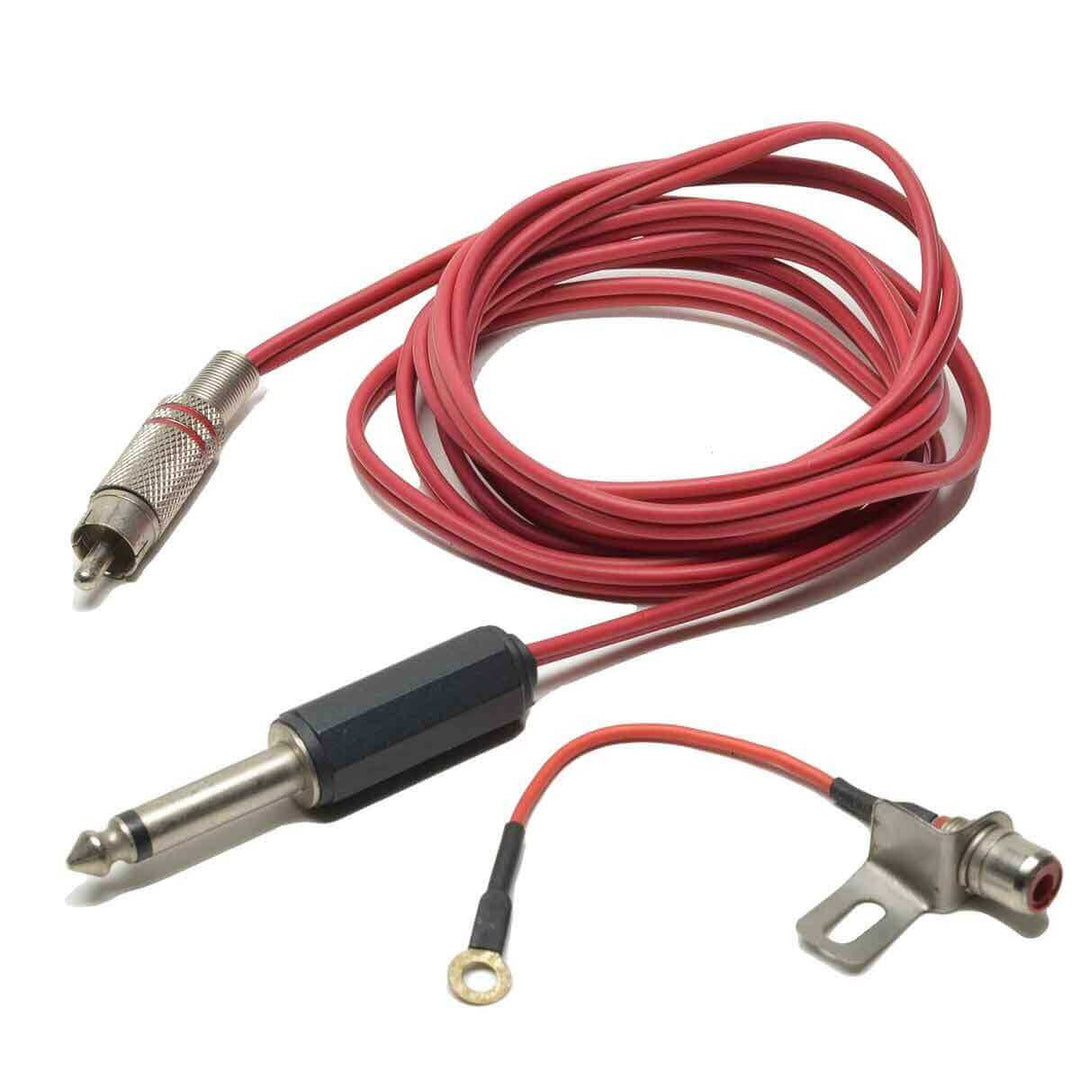 Tattoo Clip Cord to RCA Convertor with RCA Cord