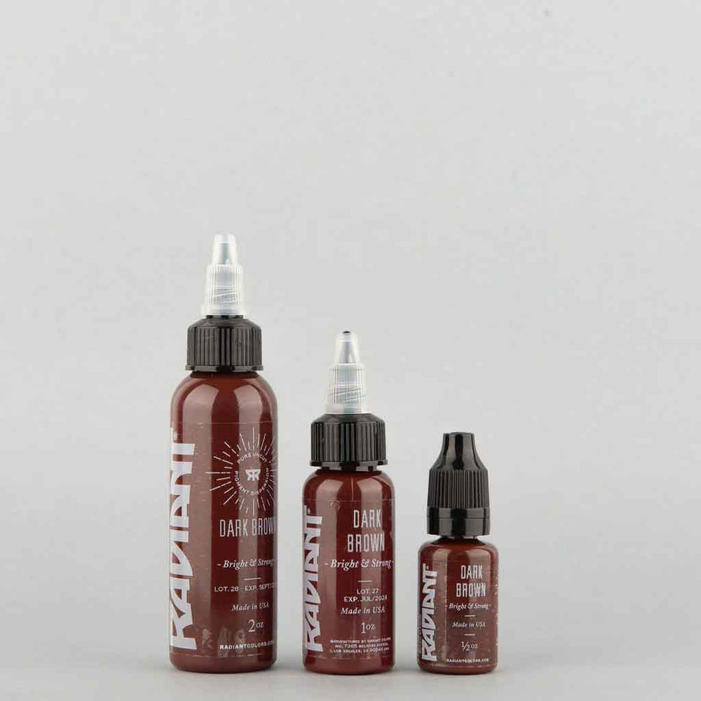 Dark Brown, Radiant Ink, 1 oz