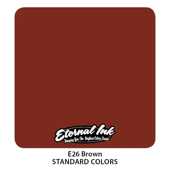 Brown, Eternal Tattoo Ink, 1 oz.