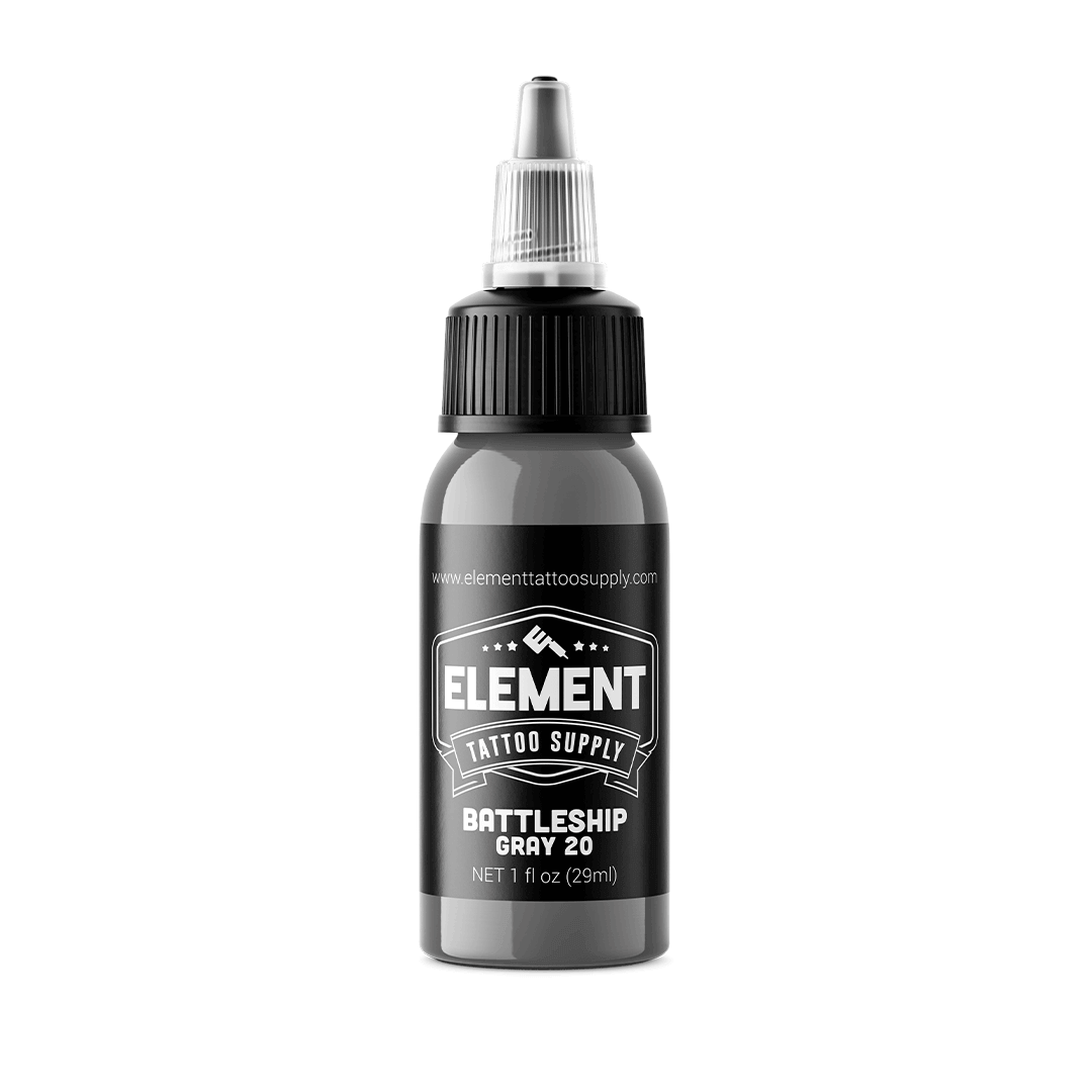 Battleship Gray Tattoo Ink - 20 percent