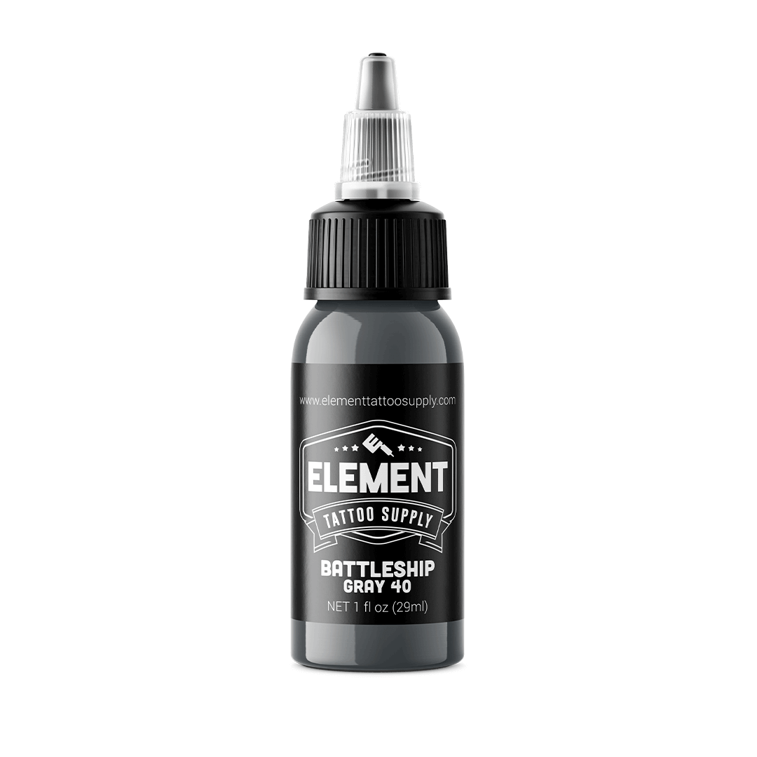 Battleship Gray Tattoo Ink - 40 percent