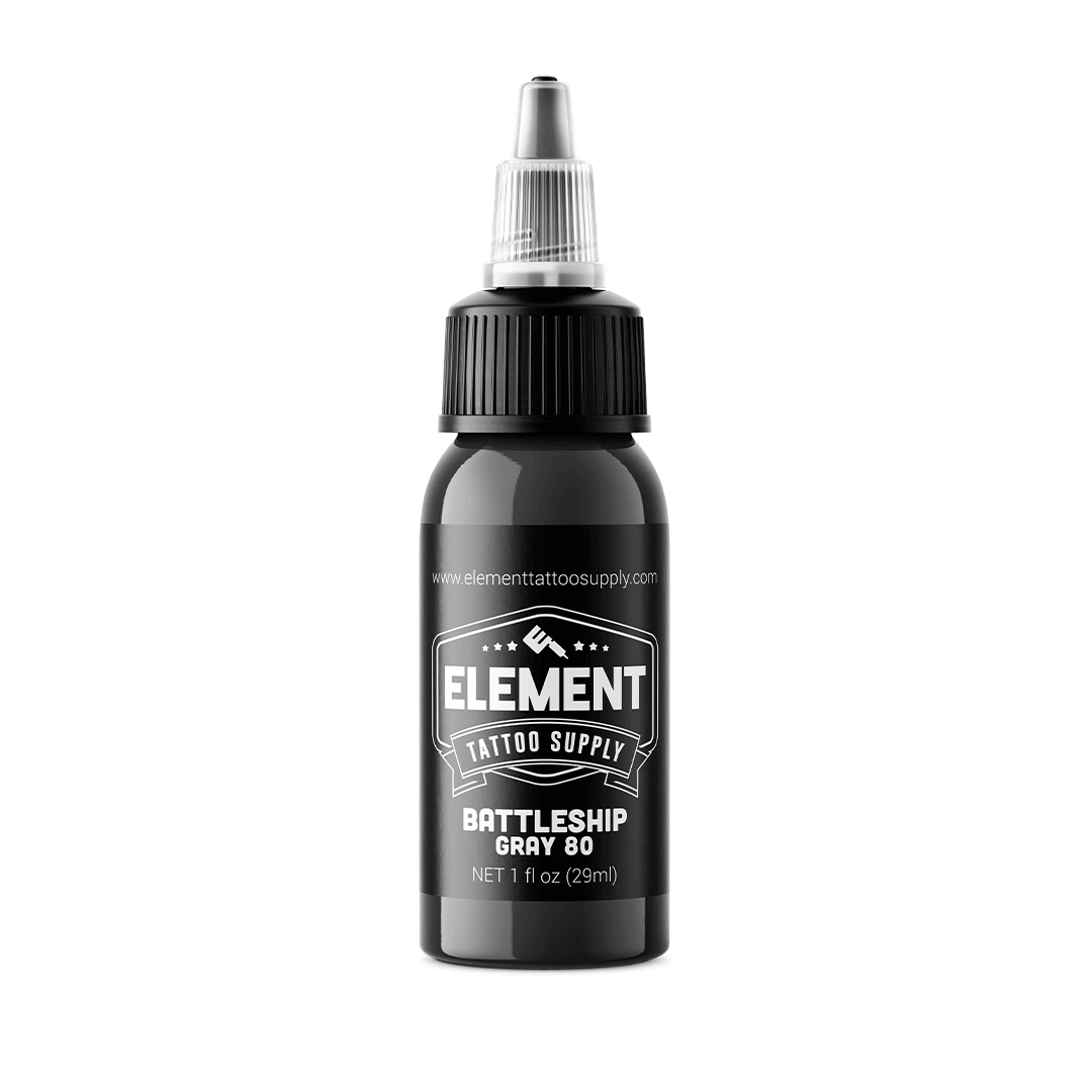 Battleship Gray Tattoo Ink - 80 percent