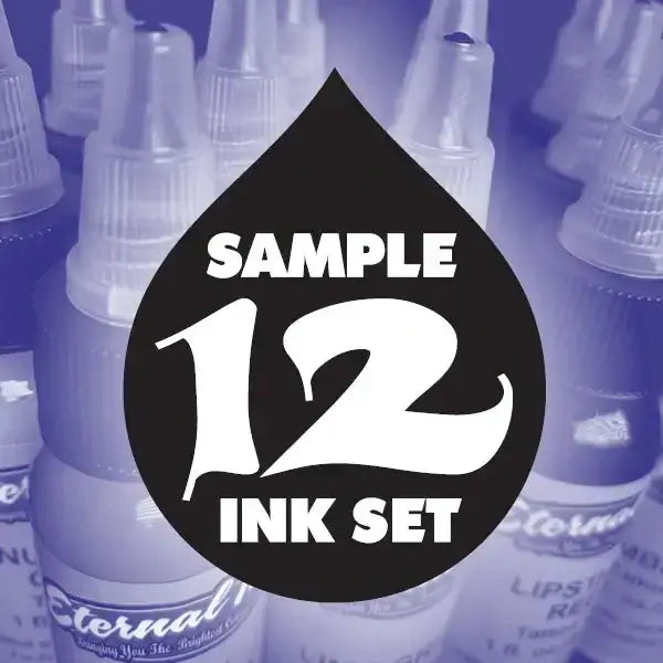 Sample 12 Tattoo Ink Set, Eternal Ink