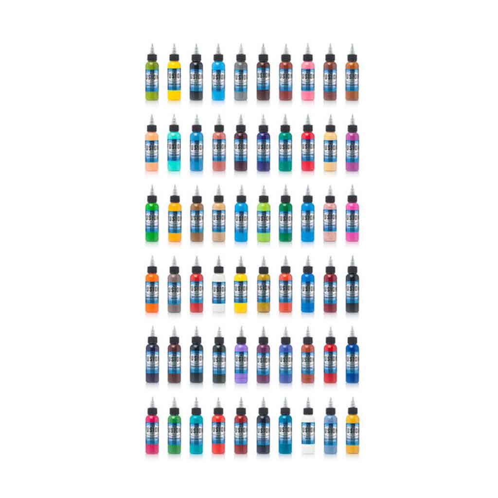 Fusion 60 Color Set, Fusion Tattoo Ink 1 oz