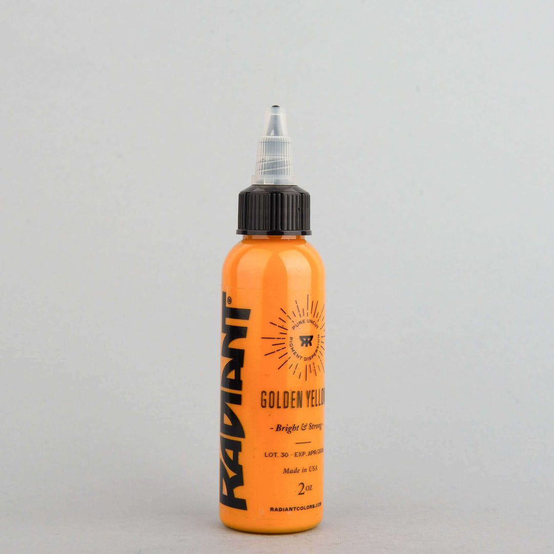 Golden Yellow, Radiant Tattoo Ink, 1 oz