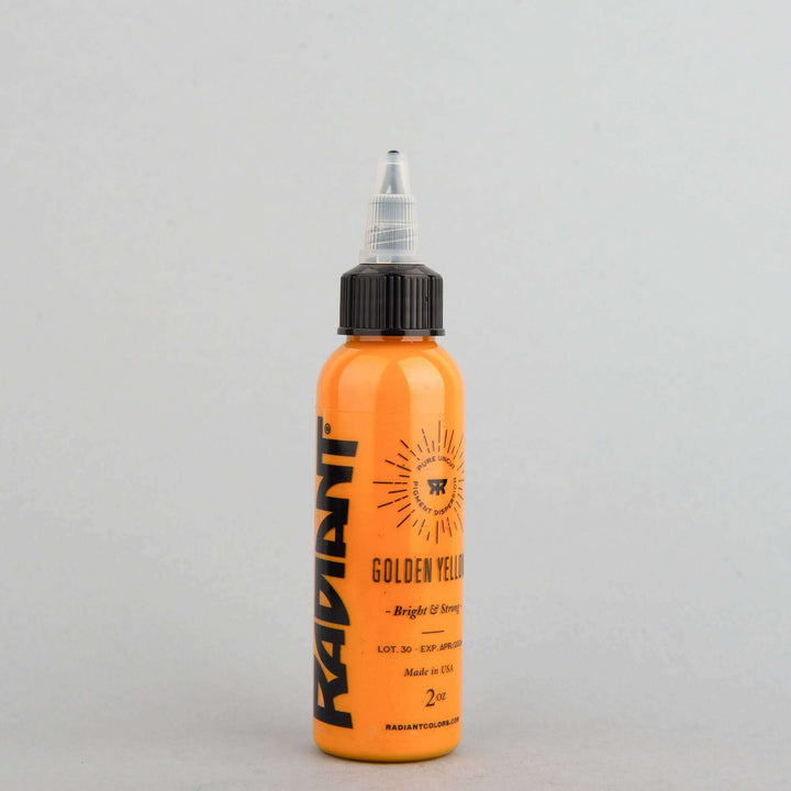 Golden Yellow, Radiant Tattoo Ink, 1 oz
