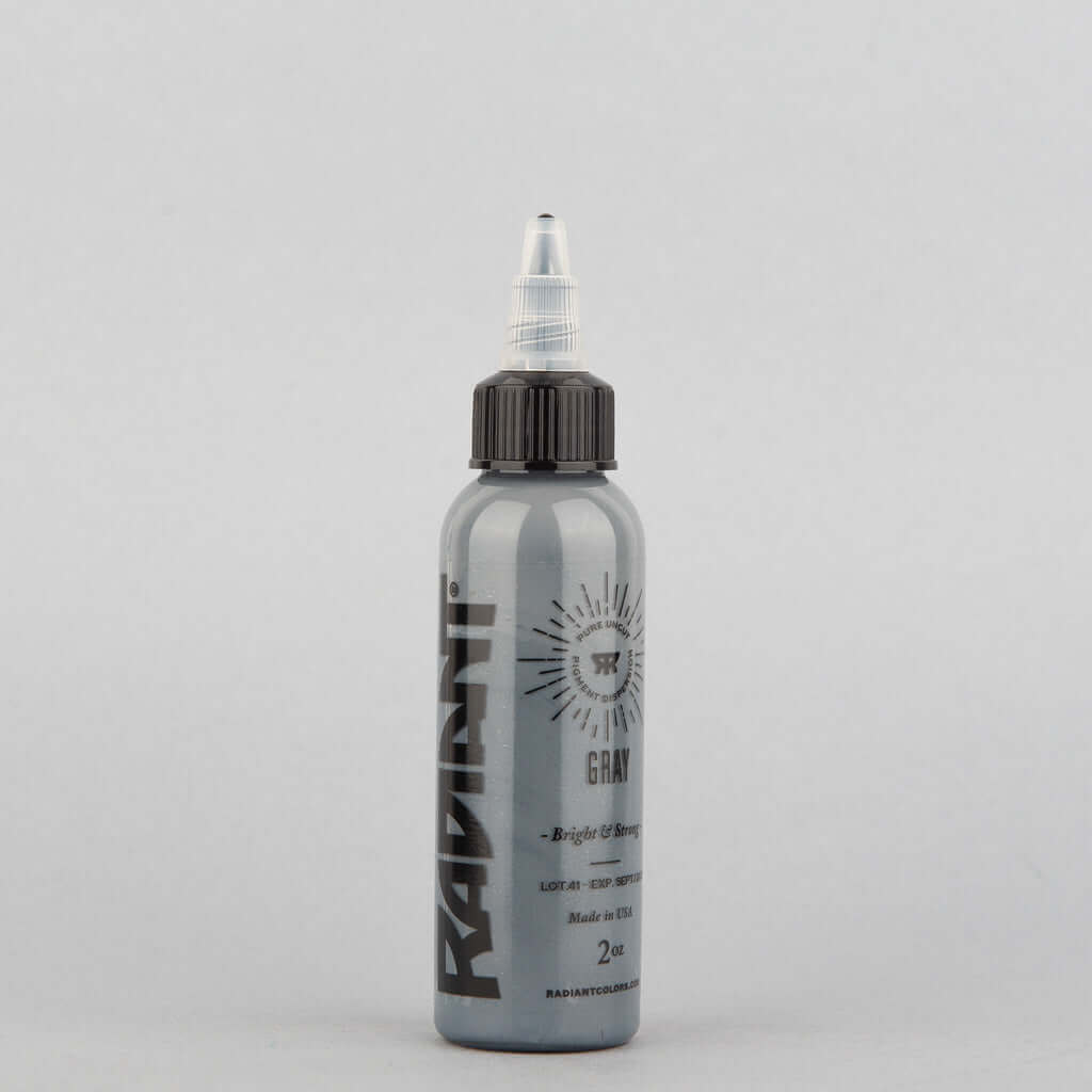 Gray, Radiant Tattoo Ink, 1 oz