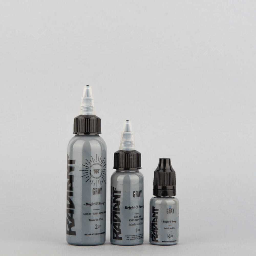 Gray, Radiant Tattoo Ink, 1 oz