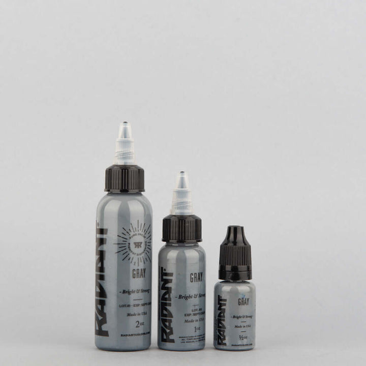 Gray, Radiant Tattoo Ink, 1 oz
