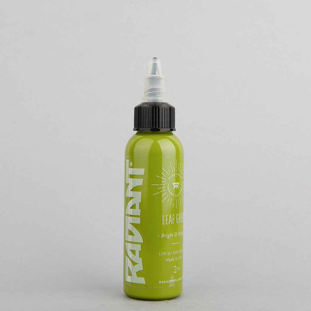 Leaf Green, Radiant Tattoo Ink, 1 oz