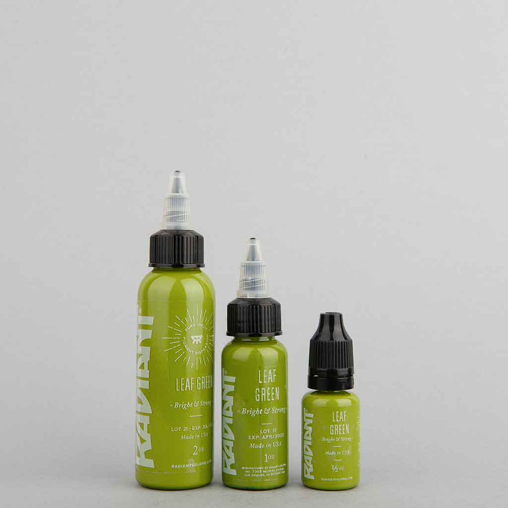Leaf Green, Radiant Tattoo Ink, 1 oz