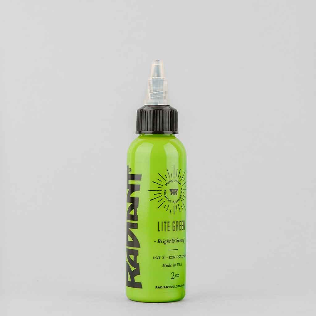 Lite Green, Radiant Tattoo Ink, 1 oz