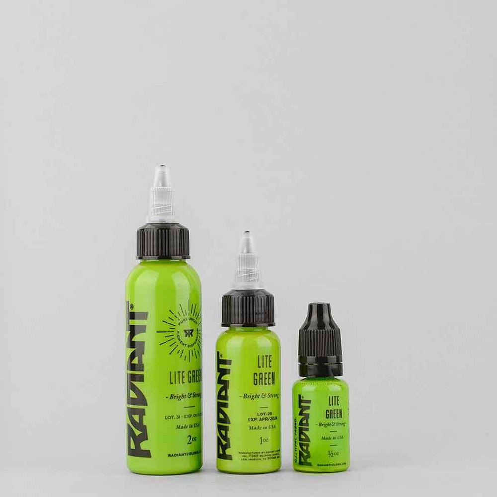 Lite Green, Radiant Tattoo Ink, 1 oz