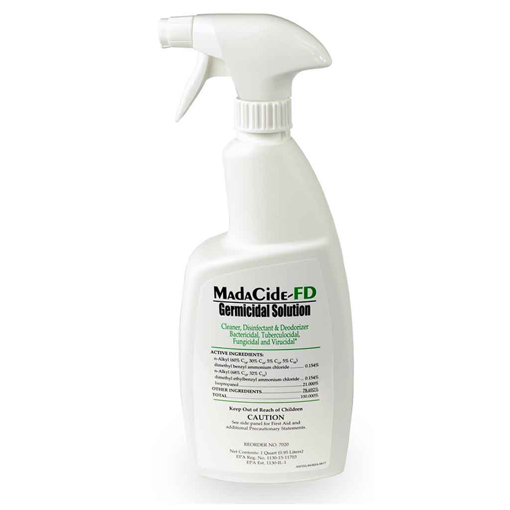MadaCide FD Spray Germicidal Solution Fast Dry 1 Quart