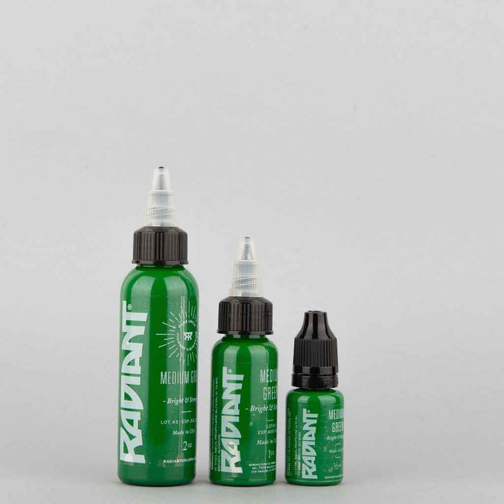Medium Green, Radiant Tattoo Ink, 1 oz