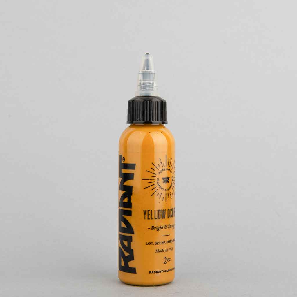 Yellow Ochre, Radiant Tattoo Ink, 1 oz