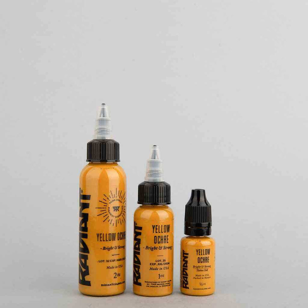 Yellow Ochre, Radiant Tattoo Ink, 1 oz